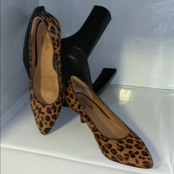 Clarks Shoes - Clarks Leopard skin Heels